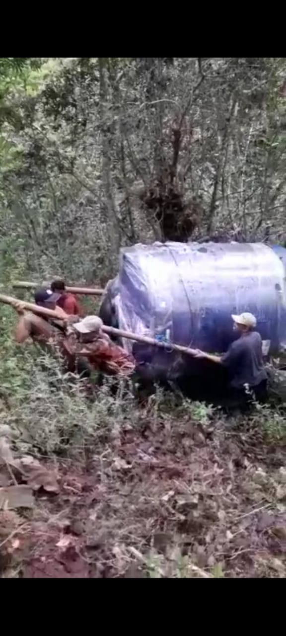 Bantuan Air Sumur Bor Masjid Al-Khoiriyah Sangkrek Mulai Beroperasi